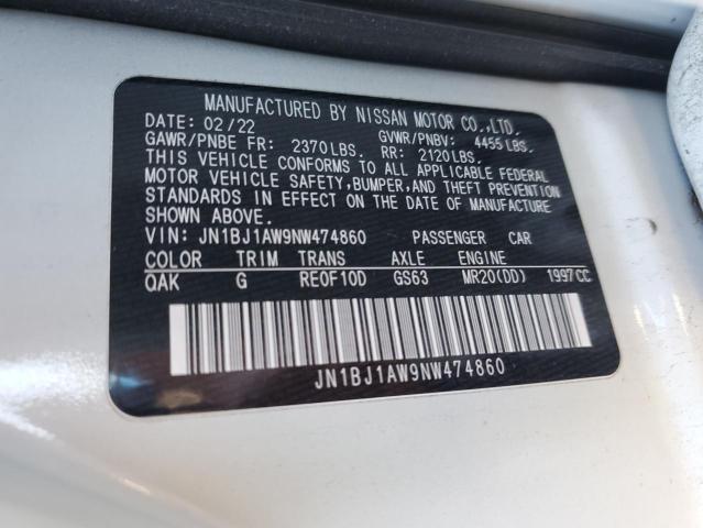 Photo 12 VIN: JN1BJ1AW9NW474860 - NISSAN ROGUE 