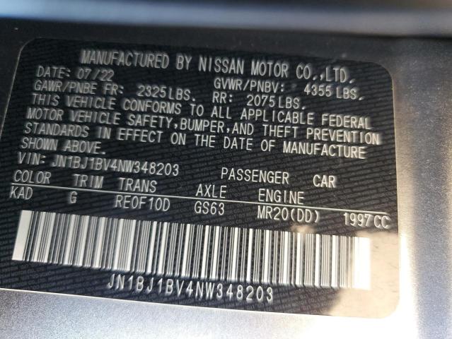 Photo 12 VIN: JN1BJ1BV4NW348203 - NISSAN ROGUE 