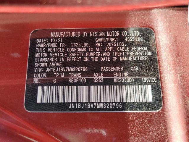 Photo 12 VIN: JN1BJ1BV7MW320796 - NISSAN ROGUE 