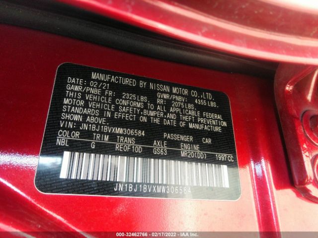 Photo 8 VIN: JN1BJ1BVXMW306584 - NISSAN ROGUE SPORT 