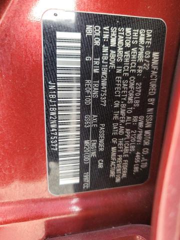 Photo 13 VIN: JN1BJ1BW2NW475377 - NISSAN ROGUE SPOR 