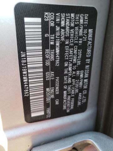 Photo 13 VIN: JN1BJ1BW3MW447862 - NISSAN ROGUE SPOR 