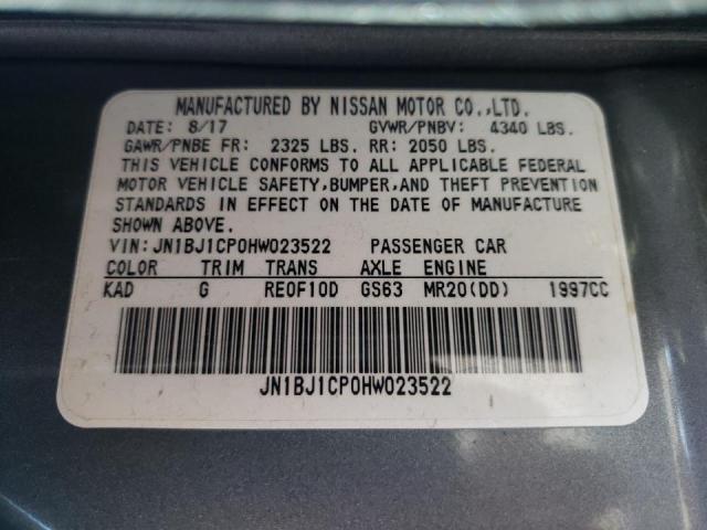 Photo 9 VIN: JN1BJ1CP0HW023522 - NISSAN ROGUE 