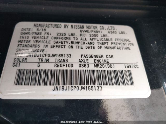 Photo 8 VIN: JN1BJ1CP0JW165133 - NISSAN ROGUE SPORT 