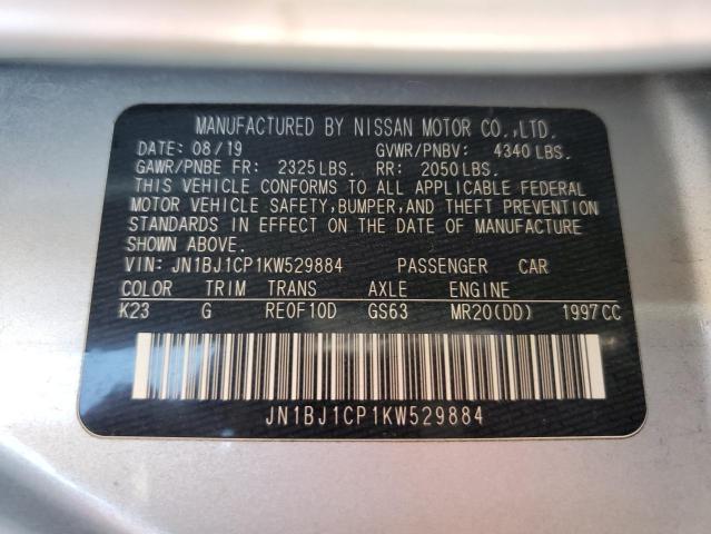 Photo 12 VIN: JN1BJ1CP1KW529884 - NISSAN ROGUE 