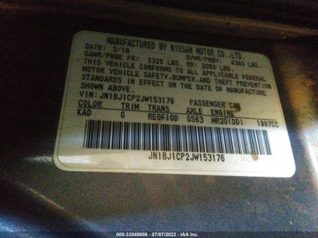 Photo 8 VIN: JN1BJ1CP2JW153176 - NISSAN ROGUE SPORT 