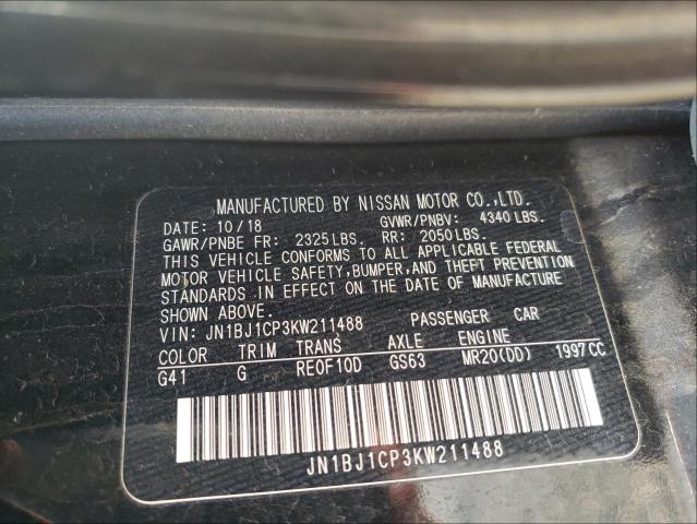 Photo 9 VIN: JN1BJ1CP3KW211488 - NISSAN ROGUE SPOR 