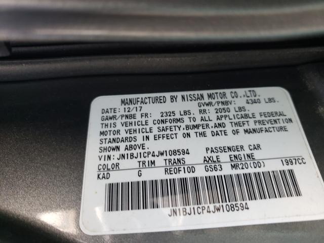 Photo 9 VIN: JN1BJ1CP4JW108594 - NISSAN ROGUE 