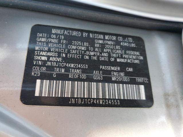 Photo 11 VIN: JN1BJ1CP4KW234553 - NISSAN ROGUE SPOR 