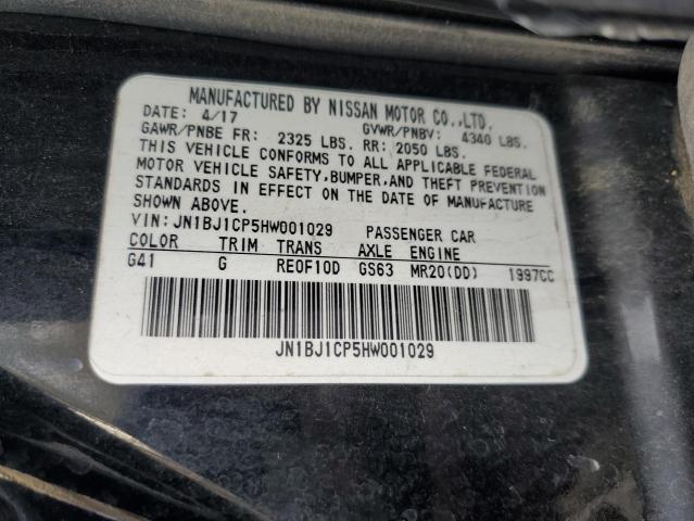 Photo 12 VIN: JN1BJ1CP5HW001029 - NISSAN ROGUE 