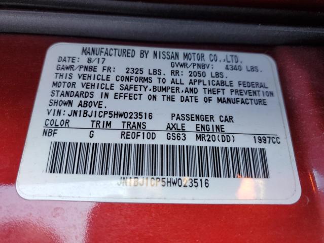 Photo 13 VIN: JN1BJ1CP5HW023516 - NISSAN ROGUE 