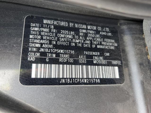 Photo 11 VIN: JN1BJ1CP5KW215798 - NISSAN ROGUE 