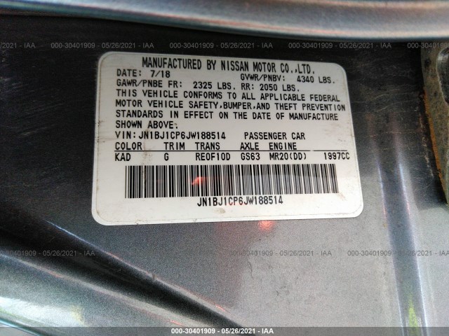 Photo 8 VIN: JN1BJ1CP6JW188514 - NISSAN ROGUE SPORT 