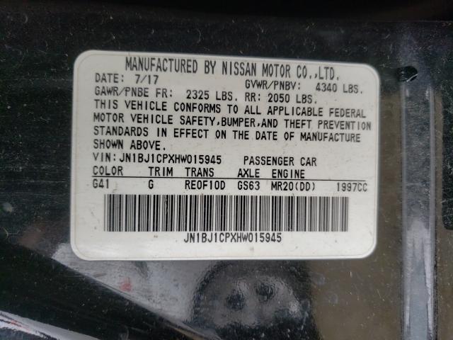 Photo 9 VIN: JN1BJ1CPXHW015945 - NISSAN ROGUE 