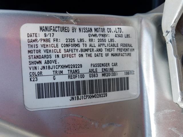 Photo 9 VIN: JN1BJ1CPXHW029229 - NISSAN ROGUE 