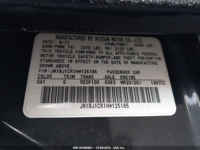 Photo 8 VIN: JN1BJ1CR1HW125185 - NISSAN ROGUE SPORT 