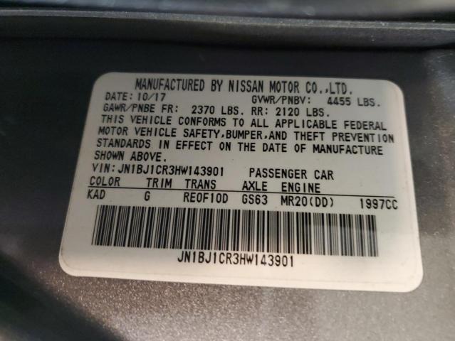 Photo 12 VIN: JN1BJ1CR3HW143901 - NISSAN ROGUE 