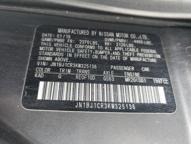 Photo 12 VIN: JN1BJ1CR3KW325136 - NISSAN ROGUE 