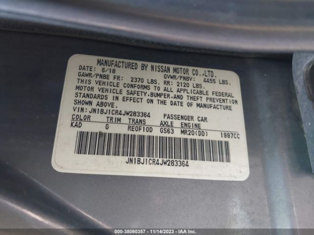 Photo 8 VIN: JN1BJ1CR4JW283364 - NISSAN ROGUE SPORT 