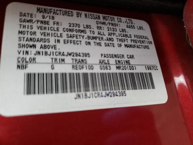 Photo 9 VIN: JN1BJ1CR4JW294395 - NISSAN ROGUE SPORT 