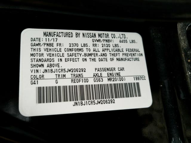 Photo 9 VIN: JN1BJ1CR5JW206292 - NISSAN ROGUE SPORT 