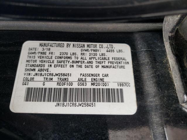 Photo 9 VIN: JN1BJ1CR6JW258451 - NISSAN ROGUE 