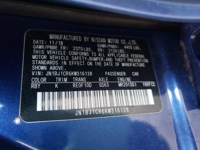 Photo 9 VIN: JN1BJ1CR6KW316138 - NISSAN ROGUE SPORT 