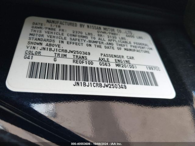 Photo 8 VIN: JN1BJ1CR8JW250349 - NISSAN ROGUE SPORT 