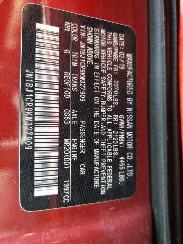 Photo 13 VIN: JN1BJ1CR9KW327909 - NISSAN ROGUE 