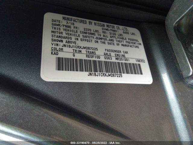 Photo 8 VIN: JN1BJ1CRXJW287225 - NISSAN ROGUE SPORT 