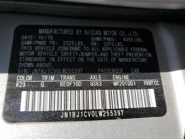 Photo 13 VIN: JN1BJ1CV0LW255397 - NISSAN ROGUE SPOR 