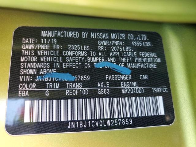 Photo 11 VIN: JN1BJ1CV0LW257859 - NISSAN ROGUE SPOR 