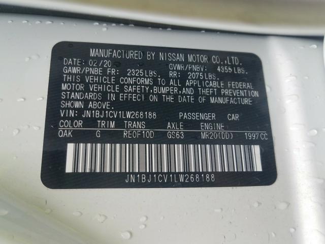 Photo 9 VIN: JN1BJ1CV1LW268188 - NISSAN ROGUE 