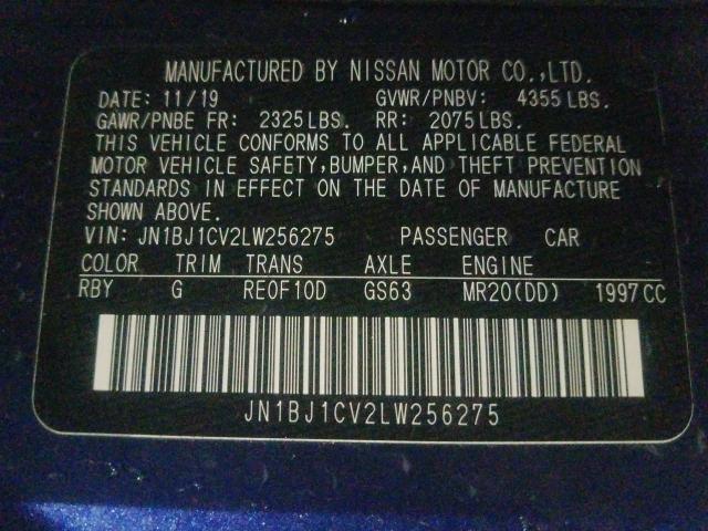 Photo 9 VIN: JN1BJ1CV2LW256275 - NISSAN ROGUE SPOR 