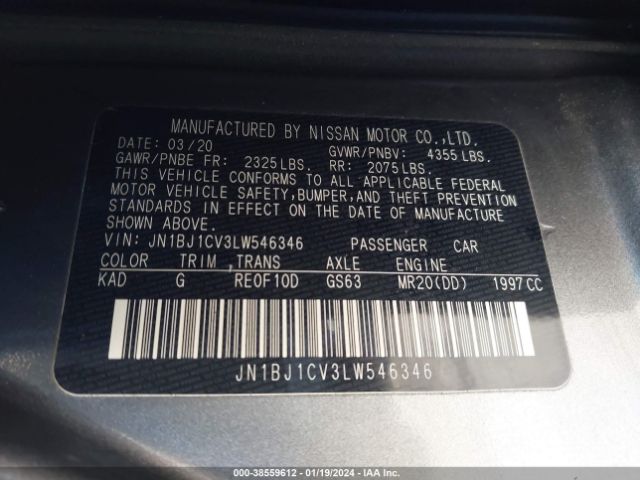 Photo 8 VIN: JN1BJ1CV3LW546346 - NISSAN ROGUE SPORT 