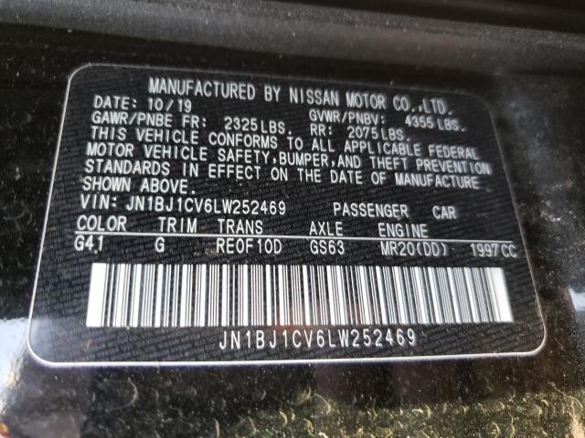 Photo 9 VIN: JN1BJ1CV6LW252469 - NISSAN ROGUE SPOR 