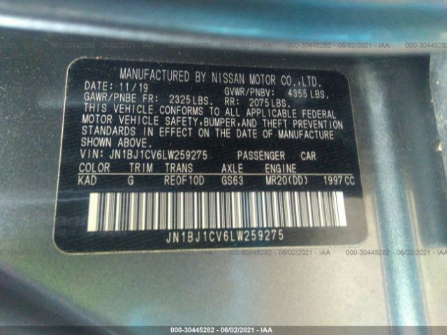 Photo 8 VIN: JN1BJ1CV6LW259275 - NISSAN ROGUE SPORT 