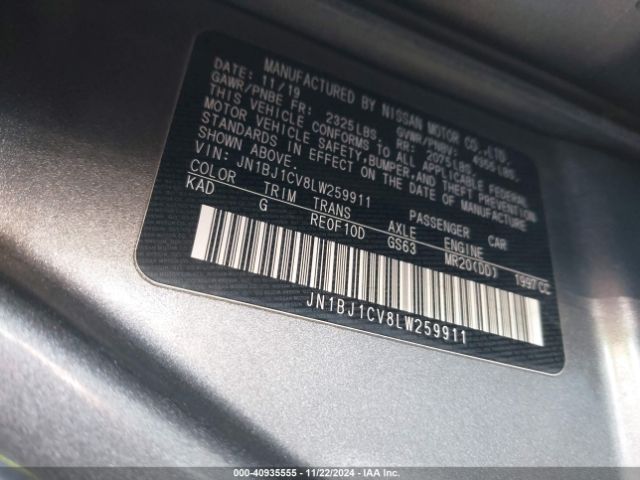 Photo 8 VIN: JN1BJ1CV8LW259911 - NISSAN ROGUE SPORT 