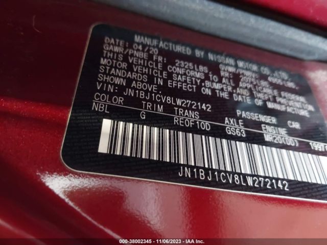 Photo 8 VIN: JN1BJ1CV8LW272142 - NISSAN ROGUE SPORT 