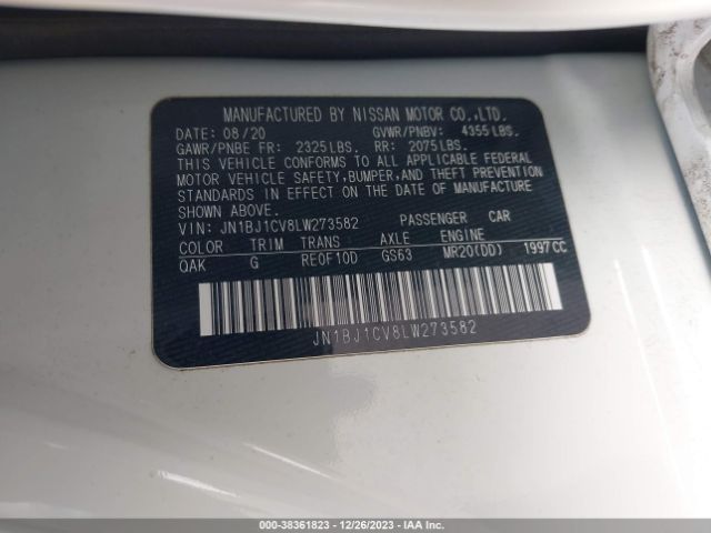 Photo 8 VIN: JN1BJ1CV8LW273582 - NISSAN ROGUE SPORT 