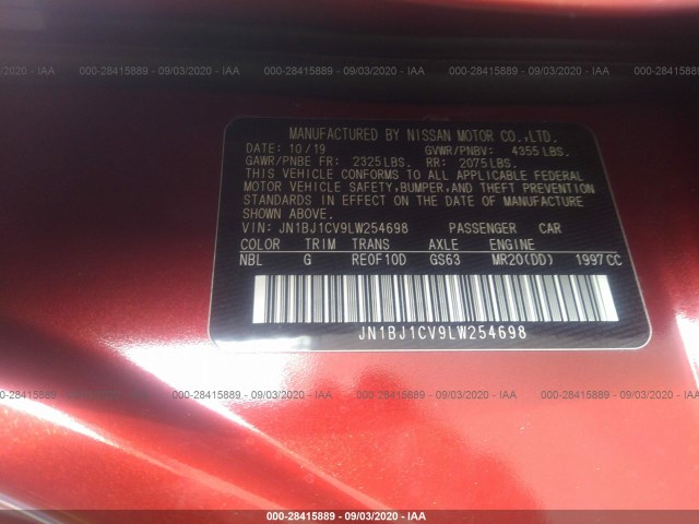 Photo 8 VIN: JN1BJ1CV9LW254698 - NISSAN ROGUE SPORT 