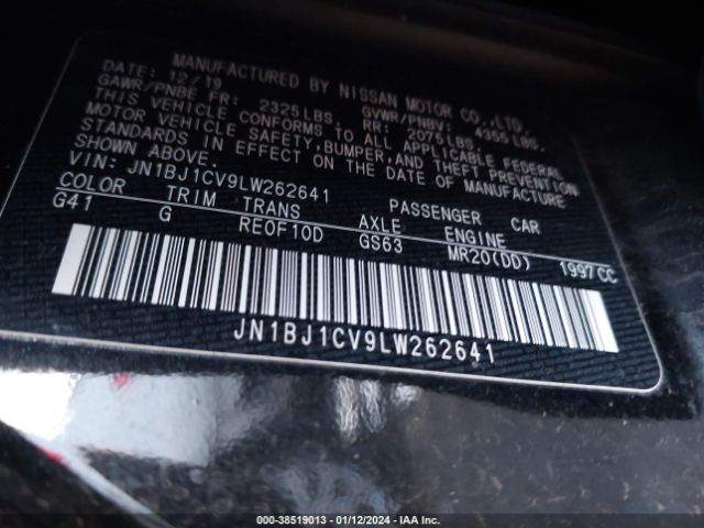 Photo 8 VIN: JN1BJ1CV9LW262641 - NISSAN ROGUE SPORT 