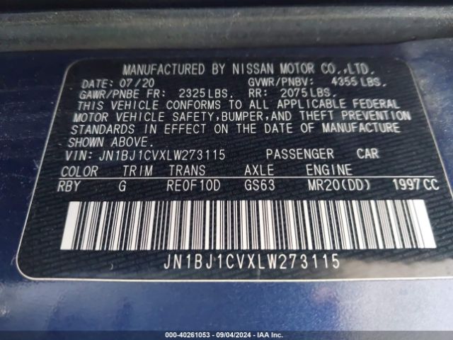 Photo 8 VIN: JN1BJ1CVXLW273115 - NISSAN ROGUE SPORT 