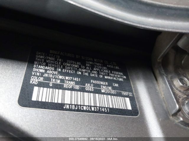 Photo 8 VIN: JN1BJ1CW0LW371451 - NISSAN ROGUE SPORT 