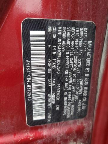 Photo 12 VIN: JN1BJ1CW4LW372540 - NISSAN ROGUE 