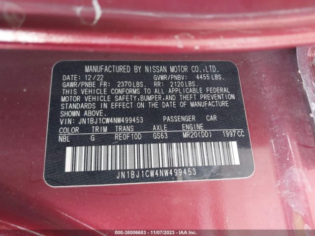 Photo 8 VIN: JN1BJ1CW4NW499453 - NISSAN ROGUE SPORT 