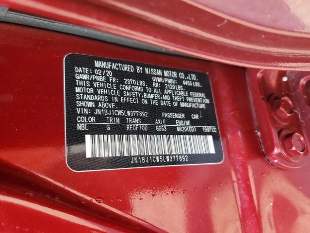 Photo 13 VIN: JN1BJ1CW5LW377892 - NISSAN ROGUE SPOR 