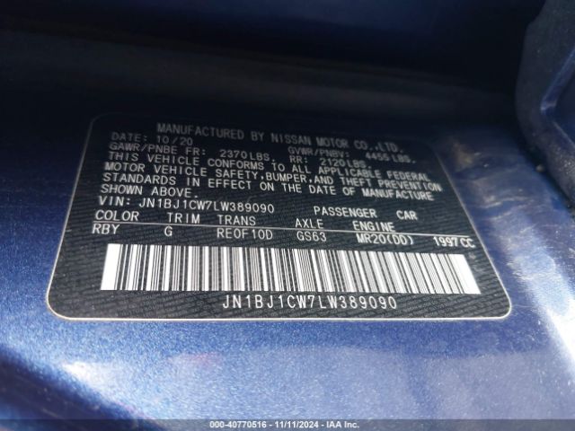 Photo 8 VIN: JN1BJ1CW7LW389090 - NISSAN ROGUE SPORT 