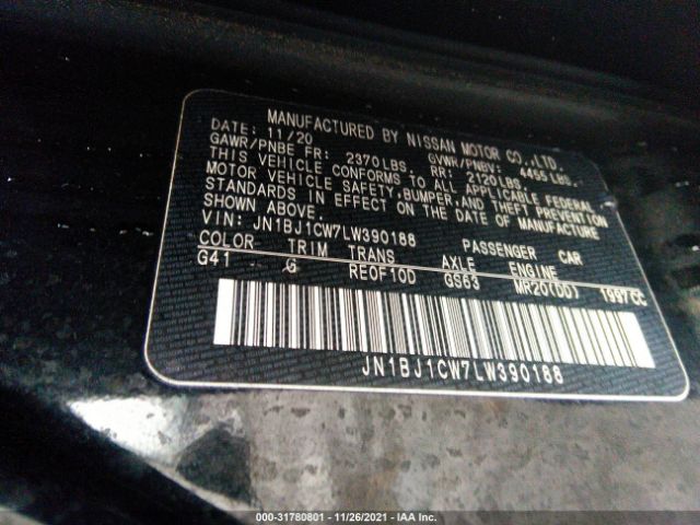 Photo 8 VIN: JN1BJ1CW7LW390188 - NISSAN ROGUE SPORT 