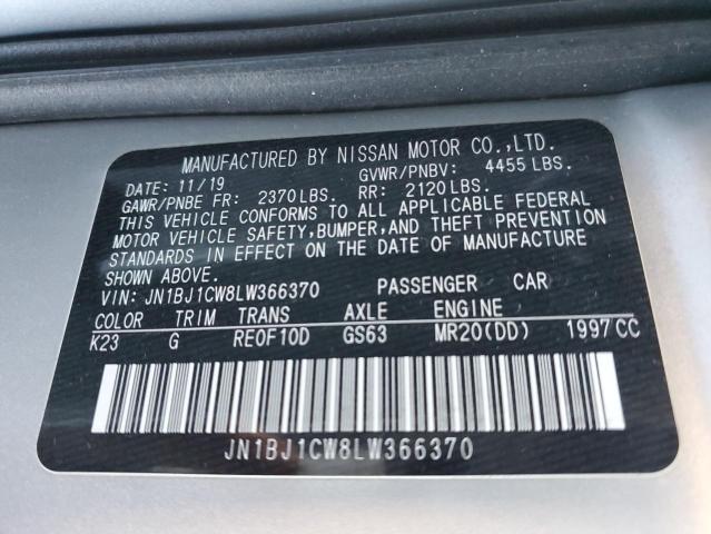 Photo 12 VIN: JN1BJ1CW8LW366370 - NISSAN ROGUE 